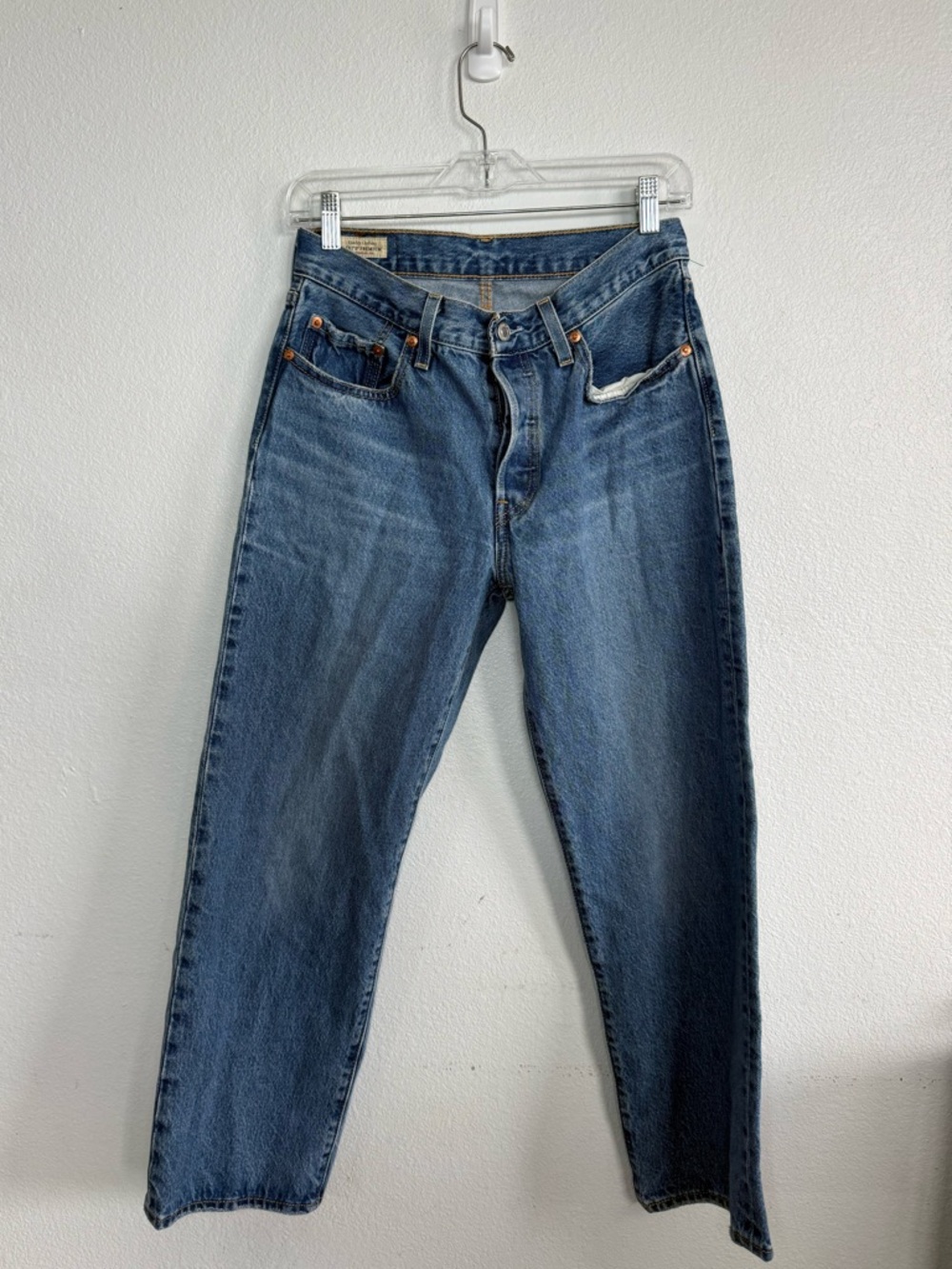 Levi's Blue Straight Leg Jeans